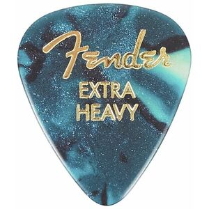 Fender 351 Shape Picks, Extra Heavy, Ocean Turquoise kép
