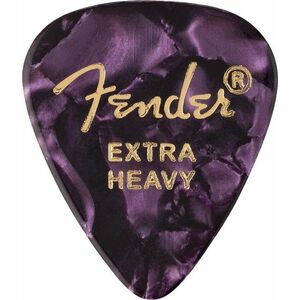 Fender 351 Shape Picks, Extra Heavy, Purple Moto kép