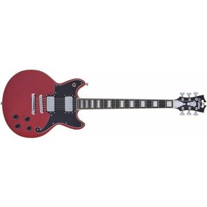 D'Angelico Double Cutaway Solid Body Oxblood kép