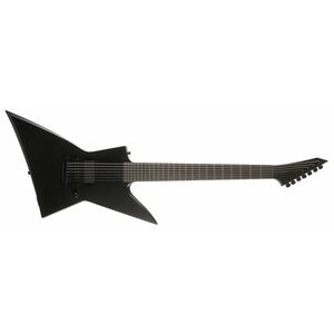 ESP LTD EX-7 Baritone Black Metal Black Satin kép