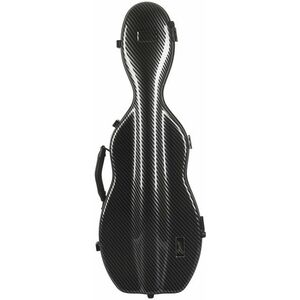 Bacio Instruments Fiberglass Violin Case Cello Style BK kép