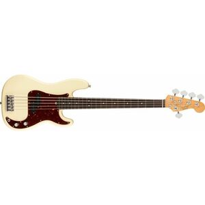 Fender American PRO Precision Bass V RW Olympic White kép