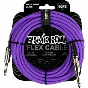 Ernie Ball Flex Instrument Cable 20' Purple kép
