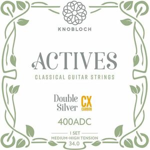 Knobloch ACTIVES Double Silver CX Carbon Medium-high Tension 34.0 kép
