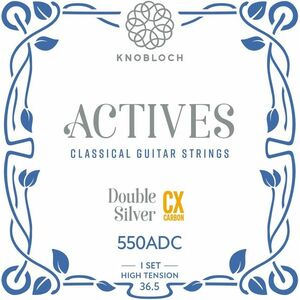 Knobloch ACTIVES Double Silver CX Carbon High 550 Tension 36.5 kép