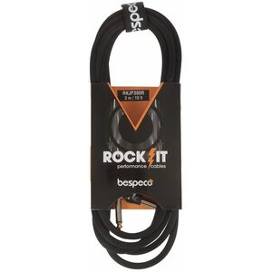Bespeco ROCKIT Instrument Cable 3 m Right Angle kép