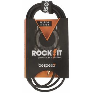 Bespeco ROCKIT Interlink Cable 2x RCA - 2x RCA 1, 5 m kép