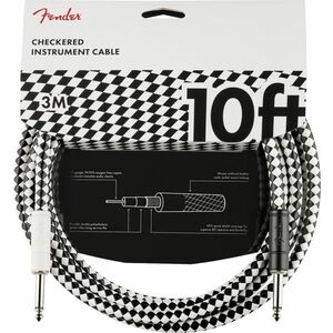 Fender Professional 10' Instrument Cable Checkerboard kép