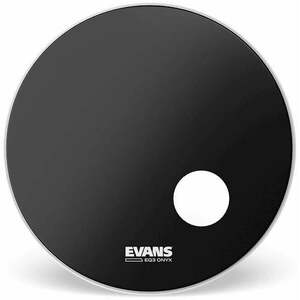Evans BD22RONX Onyx Coated 22" Fekete Rezonátor (alsó) bőr kép