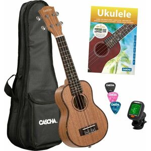 Cascha HH 2027 Premium Szoprán ukulele Natural kép