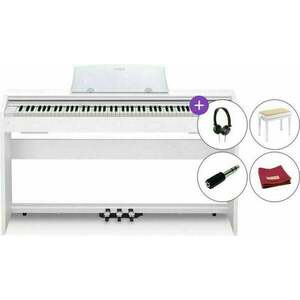 Casio PX770 WE Set White Wood Tone Digitális zongora kép