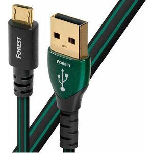 AudioQuest Forest 0, 75 m Fekete-Zöld Hi-Fi USB-kábel kép