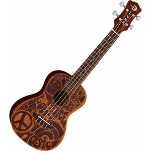 Luna Love Music Peace Koncert ukulele Mahogany kép