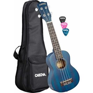 Cascha HH 2266 Premium Szoprán ukulele Kék kép