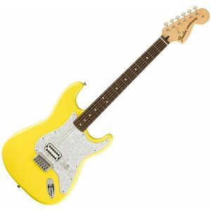Fender Limited Edition Tom Delonge Stratocaster Graffiti Yellow kép
