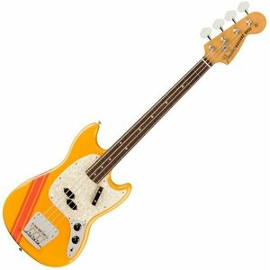 Fender Vintera II 70s Mustang Bass RW Competition Orange kép