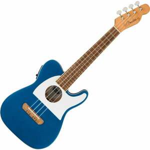 Fender Fullerton Tele Uke Koncert ukulele Lake Placid Blue kép