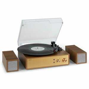Auna Berklee TT-Play Prime, lemezjátszó, szíjhajtás, 33 1/3 és 45 RPM, sztereó hangszórók kép