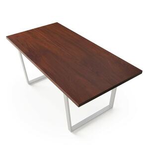 Blumfeldt Bearsdon Étkezőasztal | modern loft asztal rétegelt lemez felülettel | 180 x 90 cm | teakfa megjelenés | konyhába és étkezőbe | megfelel az európai szabványoknak kép