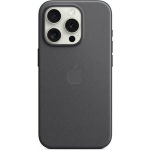 iPhone 15 Pro Max FineWoven MagSafe cover black (MT4V3ZM/A) kép