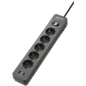 Essential SurgeArrest 5 Plug + 2 USB 1, 5 m (PME5U2B-GR) kép