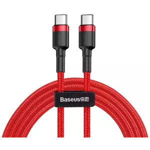 Kábel Baseus Cafule Cable USB-C PD 2.0 QC 3.0 60W 1m (Red) kép