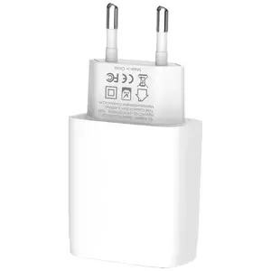 Töltő XO L57 wall charger, 2x USB + USB-C cable (white) (6920680870271) kép