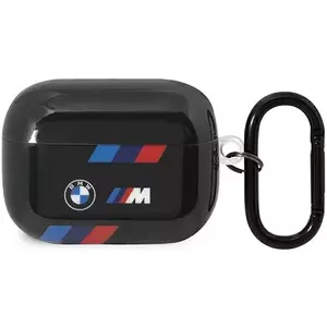 Tok BMW AirPods Pro 2 gen cover Black Tricolor Stripes (BMAP222SOTK) kép