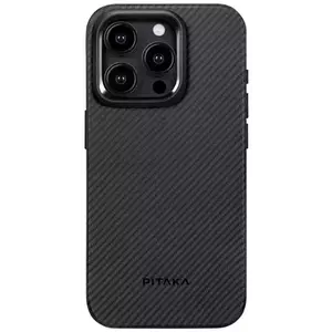 Tok Pitaka MagEZ Pro 4 600D case, black/grey twill - iPhone 15 Pro (KI1501PPA) kép
