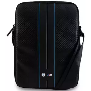 BMW Handbag BMTB10COMSCAKL 10" black Carbon Blue Stripes (BMTB10COMSCAKL) kép