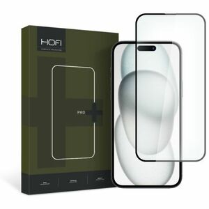 HOFI Glass Pro Full Screen üvegfólia iPhone 15 Plus, fekete kép