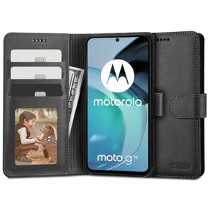 Tech-Protect Wallet könyv tok Motorola Moto G72, fekete kép