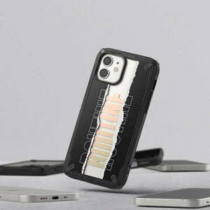 Apple iPhone 12 mini Ringke Fusion X Design ütésálló tok, Fekete kép
