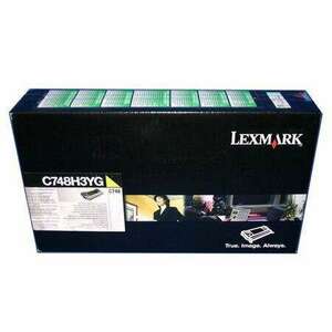 Lexmark C748H3YG toner sárga kép