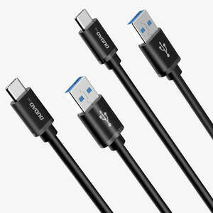 Dudao kábel USB kábel - USB Type C Super Fast Charge 1 m fekete (... kép