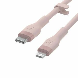 Belkin BOOST CHARGE Flex Silicone cable USB-C to Lightning - 2M - Pink kép