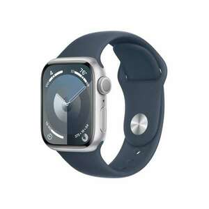 Apple Watch Series 9 GPS (41mm) Okosóra - Ezüst Aluminiumtok Söté... kép