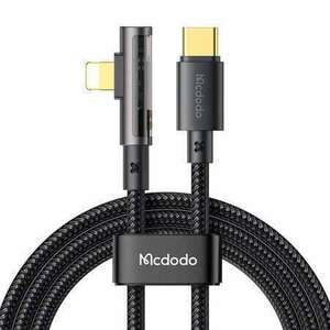 Mcdodo Prism USB-C - Lightning (derékszögben hajlított) kábel 1.8... kép