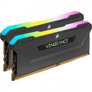 CORSAIR DDR4 32GB (2x16GB) 3200MHz Vengeance Pro SL RGB RAM, fekete kép