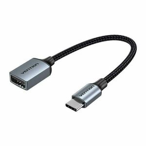 USB-C 2.0 male USB-A Female OTG kábel Vention CCWHB 0.15m, szürke kép