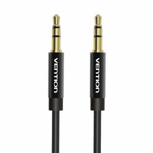 3.5mm audió kábel 2m Vention BAGBH Fekete Fémszínű kép