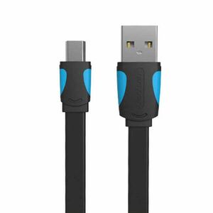 Lapos USB 2.0 A és Mini 5-pin kábel Vention VAS-A14-B050 0.5m Fekete kép