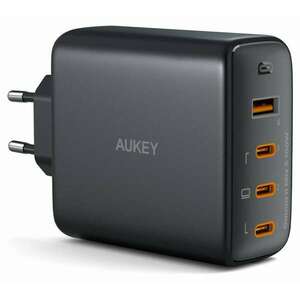 AUKEY PA-B7S 3x USB-C / USB-A Hálózati töltő - Fekete (100W) kép