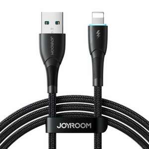 Joyroom Starry Series SA32-AL3 3A USB-A / Lightning kábel 1m - fekete kép