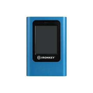 Kingston 480GB IronKey Vault Privacy 80 USB 3.2 Külső SSD - Kék kép