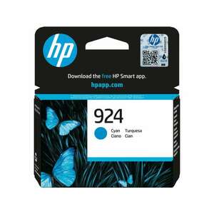 HP 4K0U3NE Tintapatron Cyan 400 oldal kapacitás No.924 kép