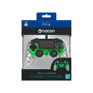 Nacon Compact PS4 átlátszó-halványzöld vezetékes kontroller kép