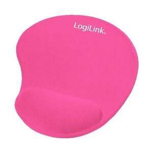 LogiLink ID0027P zselés csuklótámaszos pink egérpad kép