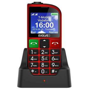 EVOLVEO Easy Phone 800 FMR 2, 3" Dual SIM piros mobiltelefon kép