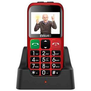 EVOLVEO EasyPhone EP-850-EBR 2, 4" piros mobiltelefon kép